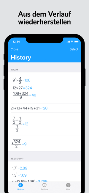 ‎MyScript Calculator Screenshot