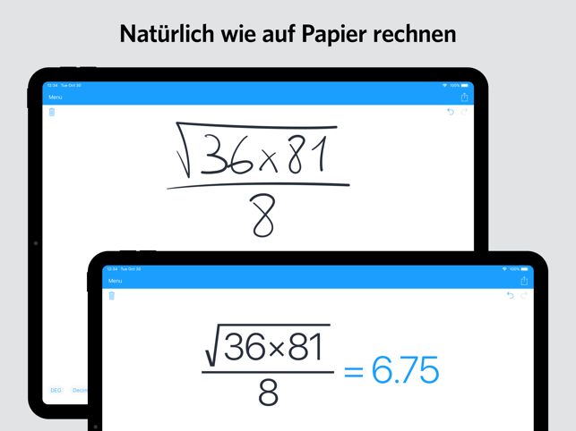 ‎MyScript Calculator Screenshot