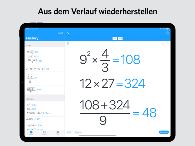 ‎MyScript Calculator Screenshot