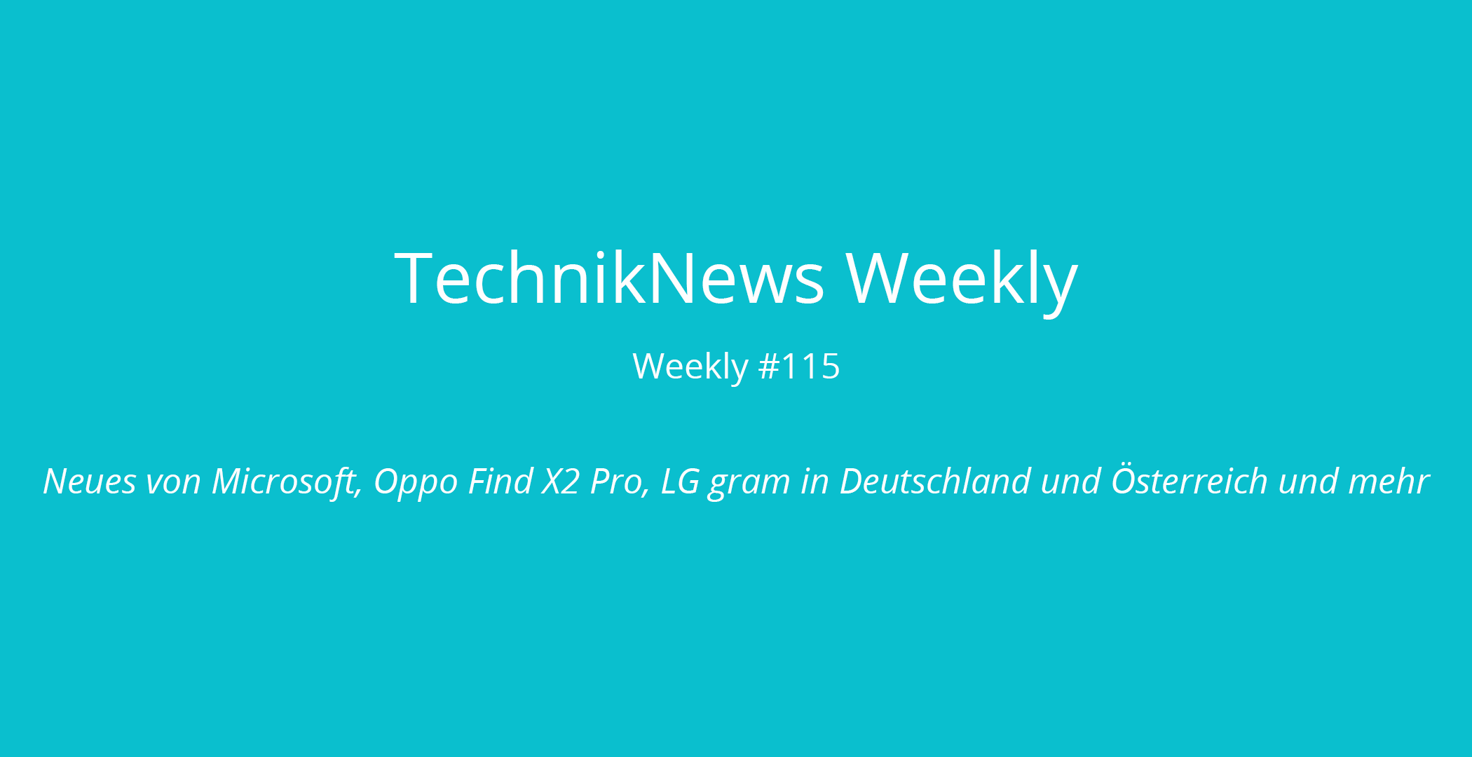 TechnikNews Weekly 115