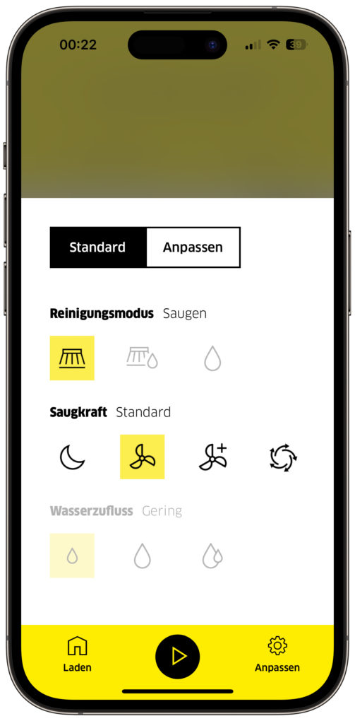 Kärcher RCV5 App 2