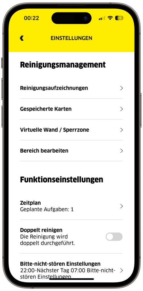 Kärcher RCV5 App 3