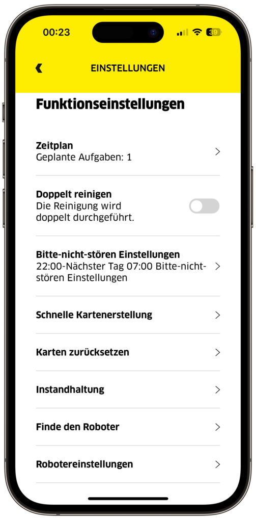 Kärcher RCV5 App 5